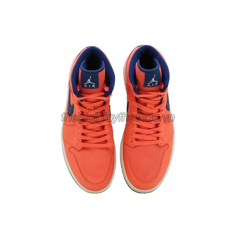 Giày bóng rổ nam, nữ Nike Air Jordan 1 Mid Turf Orange CD7240-804 4
