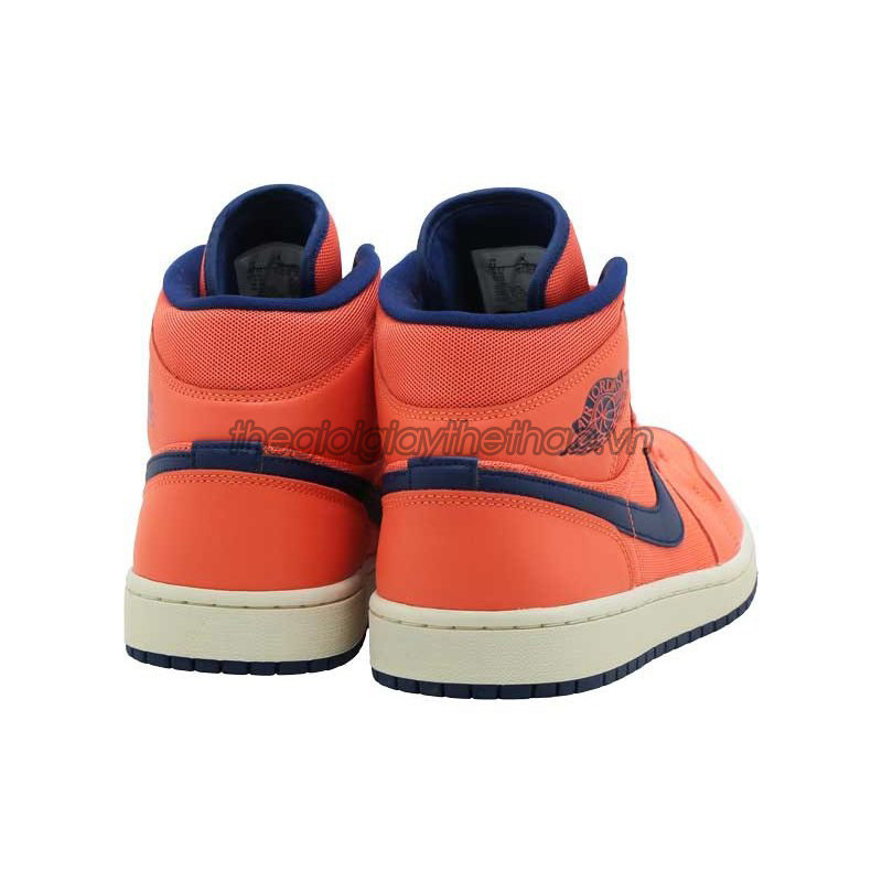 Giày bóng rổ nam, nữ Nike Air Jordan 1 Mid Turf Orange CD7240-804 6
