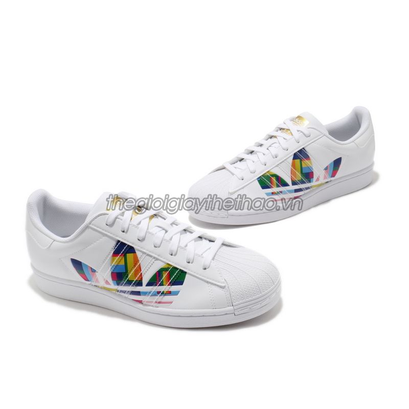 Giày thể thao Adidas  SUPERSTAR PRIDE FY9022 4