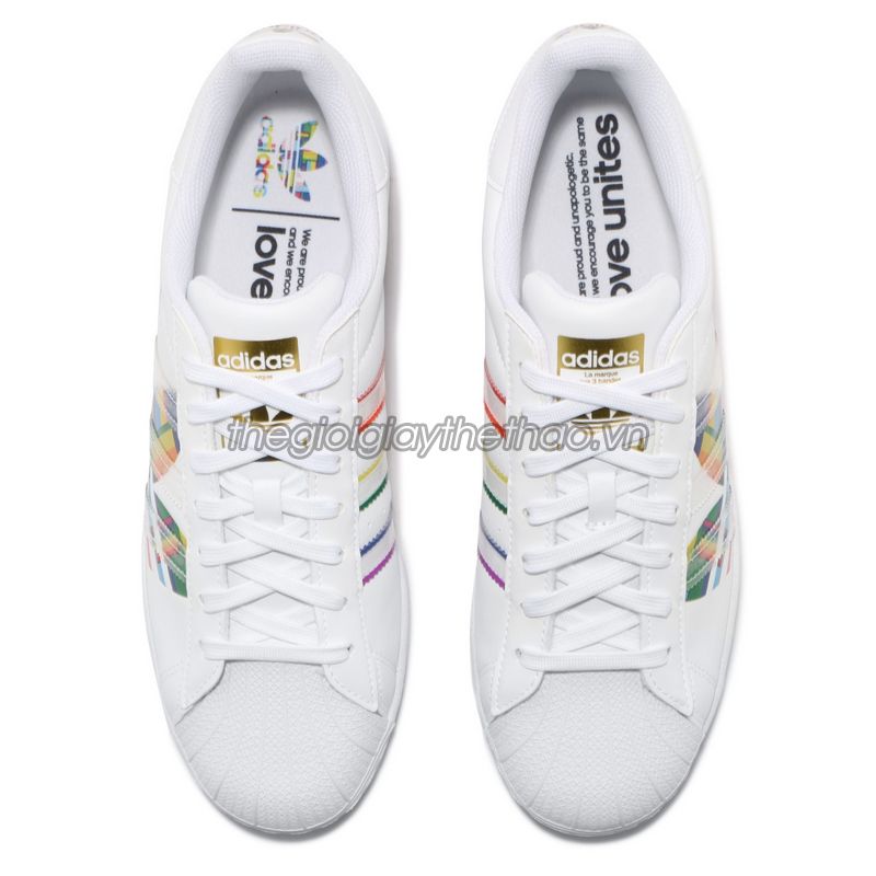 Giày thể thao Adidas  SUPERSTAR PRIDE FY9022 6