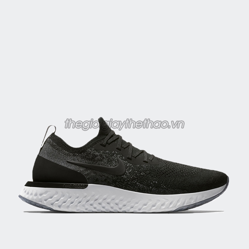 Giày Nike Epic React Flyknit Black Dark Grey AQ0067 001 1