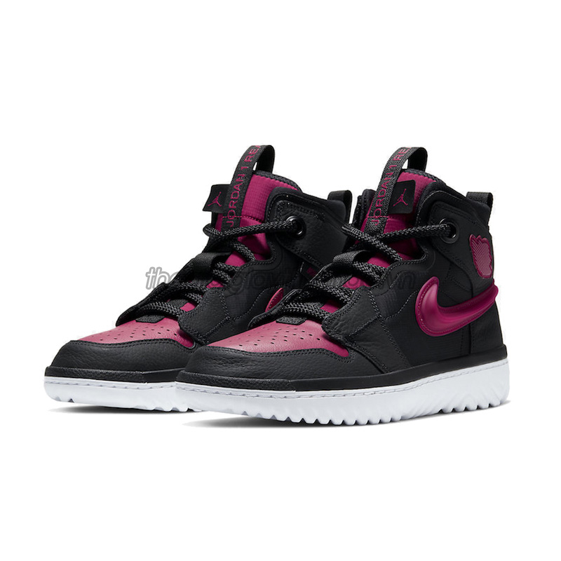 Giày Nike Jordan 1 High React Black Noble Red AR5321-006 5