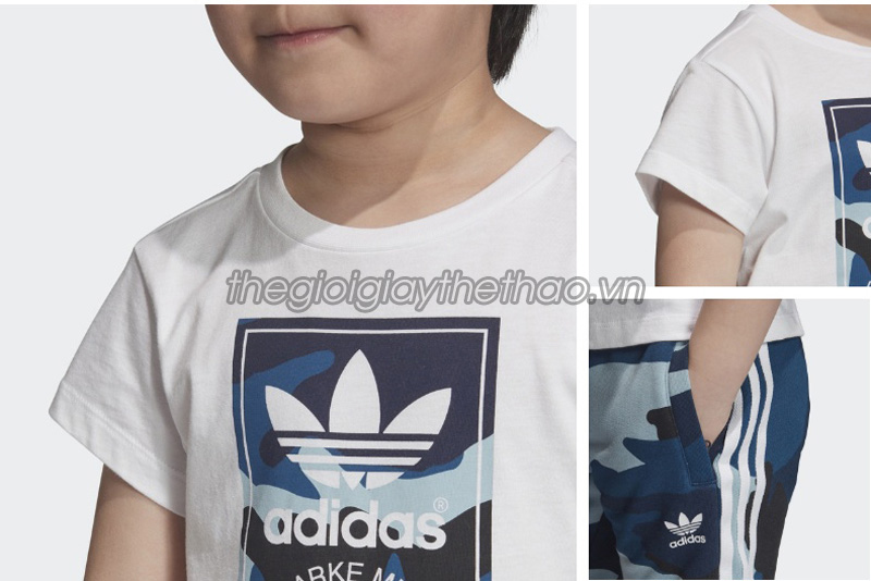 Bộ quần áo trẻ em Adidas Camouflage Tee Set DW3846 5