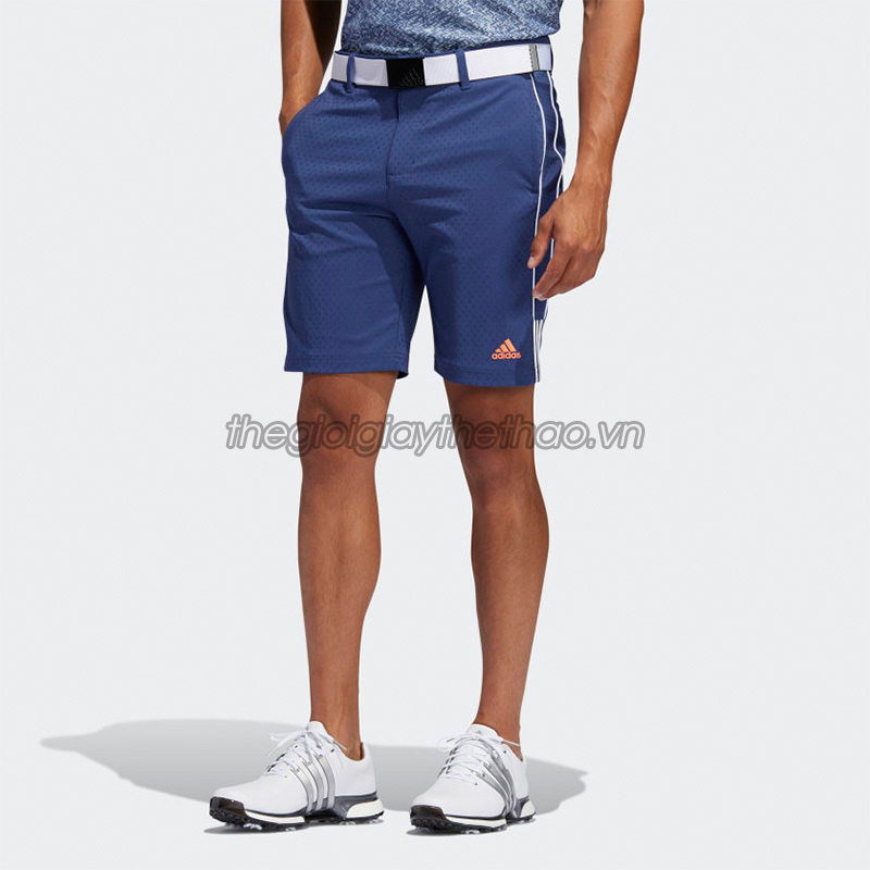 Quần shorts đánh gôn Adidas 3-Stripes Dobby h1