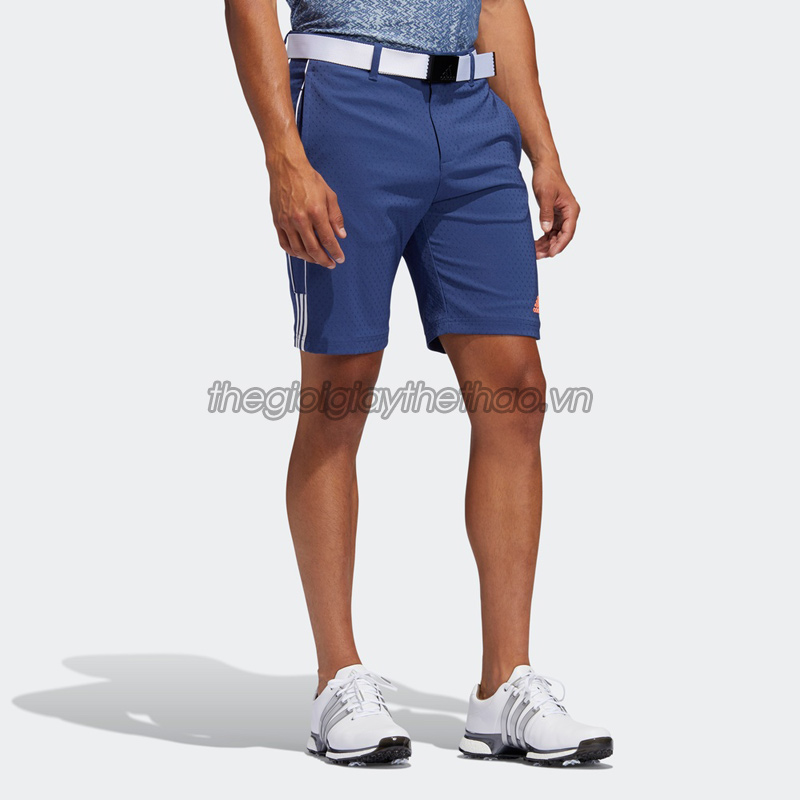 Quần shorts đánh gôn Adidas 3-Stripes Dobby h2