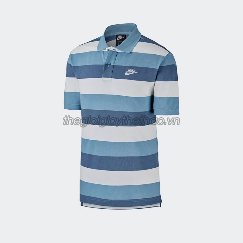Áo Polo Nike Sportswear Striped cj4466-424 h1