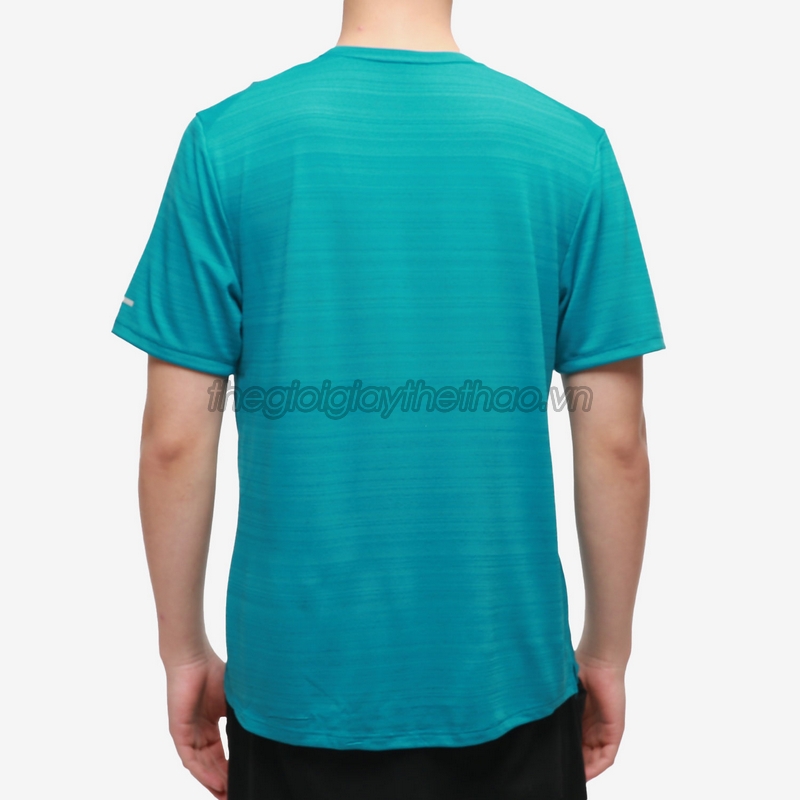 Áo Nike Running Miler Top Short Sleeve Pakaian Lari Pria