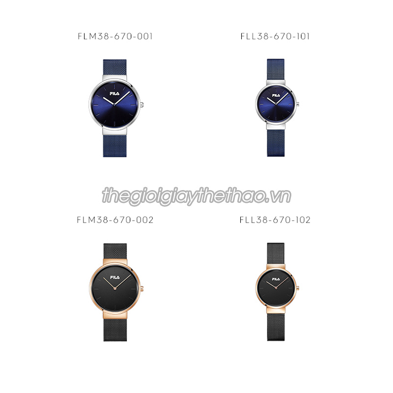 Đồng hồ đôi Fila Classic  670 8