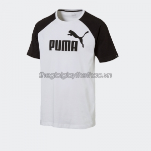 Áo ESS No.1 Logo Raglan Tee Puma White
