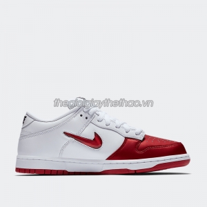 Giày Nike SB Dunk Low Supreme Jewel Swoosh Red CK3480 600